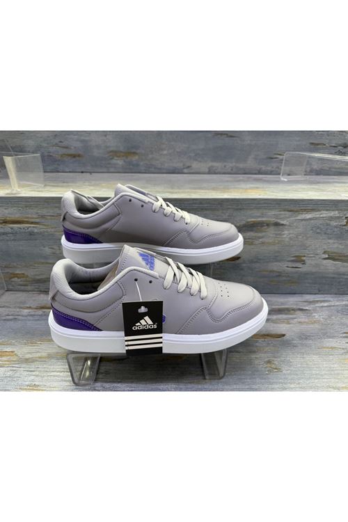36 - 40 NUMARA ARASI GRİ  BEYAZ TABANLI  BAĞCIKLI UNISEX SPOR AYAKKABI