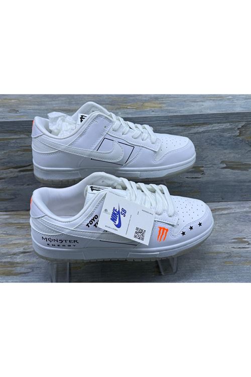 36 - 40 NUMARA ARASI BEYAZ BAĞCIKLI RAHAT UNISEX SPOR AYAKKABI