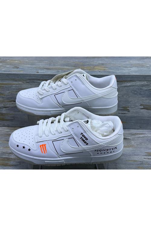 36 - 40 NUMARA ARASI BEYAZ BAĞCIKLI RAHAT UNISEX SPOR AYAKKABI