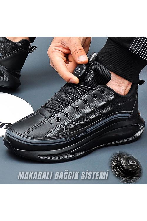 40-44 NUMARA ARASI JUMPER SİYAH ŞEFFAF TABAN KÖPÜK AYAKKABI