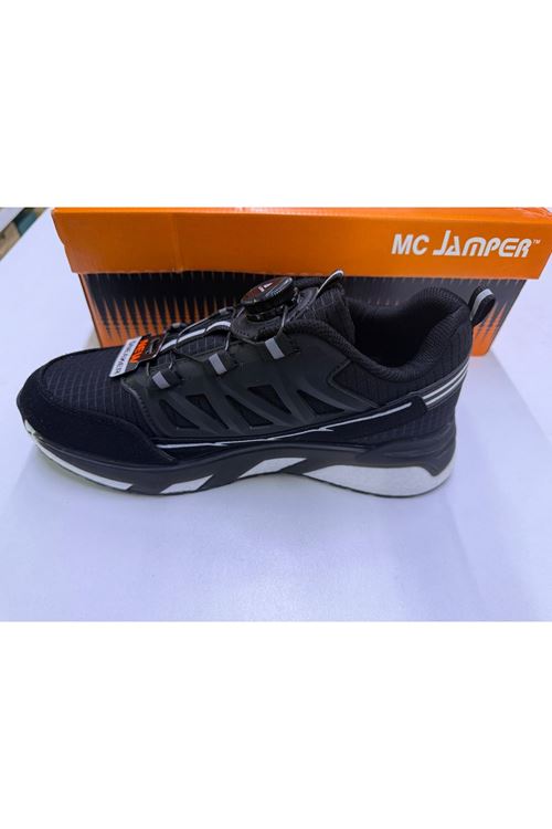 MC JAMPER 2296 SİYAH & BEYAZ AKILLI BAĞCIKLI SPOR AYAKKABI