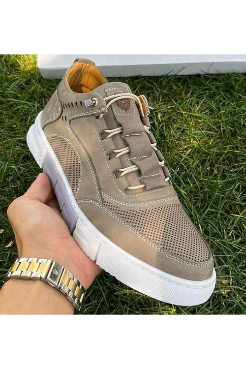 GRİ NUBUK TERMO TABAN ERKEK SNEAKER