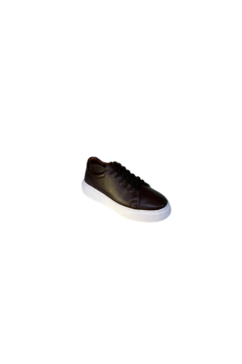 ERKEK HAKİKİ DERİ KAHVERENGİ SNEAKER