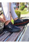SOLAZER 062 SİYAH KIRMIZI RUGAN SNEAKER
