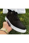 SİYAH NUBUK BEYAZ TABAN ERKEK SNEAKER