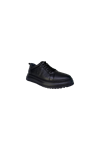 ERKEK HAKİKİ DERİ SİYAH POLİ TABAN SNEAKER